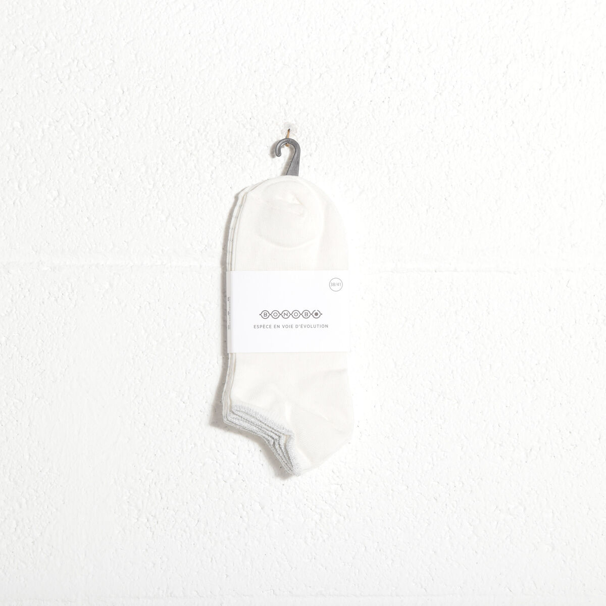Lot 3 paires chaussettes ecru femme