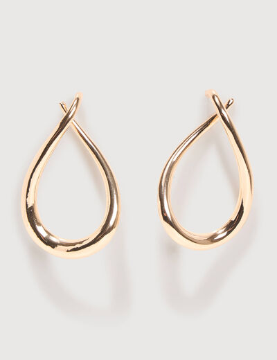 Boucles d'oreilles couleur or femme
