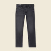 Jeans straight 5 poches denim gris homme