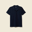 Polo manches courtes bleu marine homme
