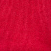Pull droit col rond manches longues rouge femme