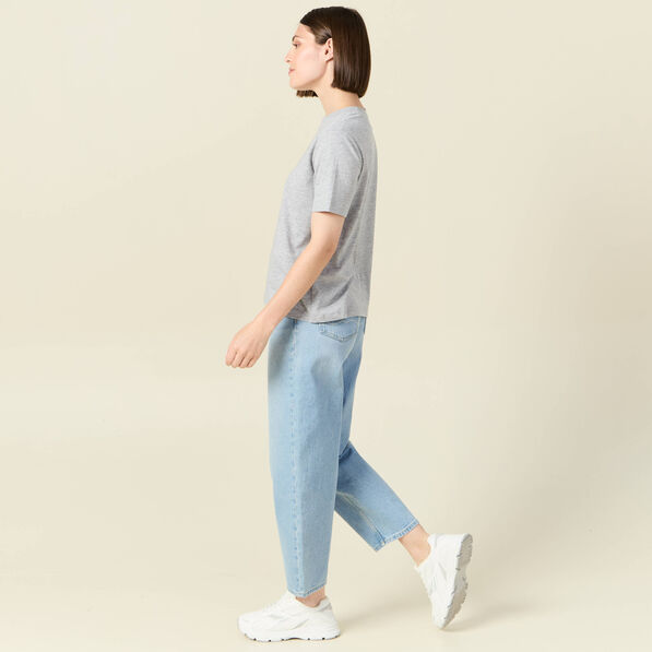 t shirt manches courtes gris femme T-shirt manches courtes gris femme