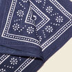Foulard bleu marine homme
