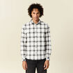 Chemise manches longues bleu marine homme