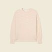 Pull manches longues creme femme
