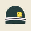 Bonnet SmileyWorld vert foncé homme