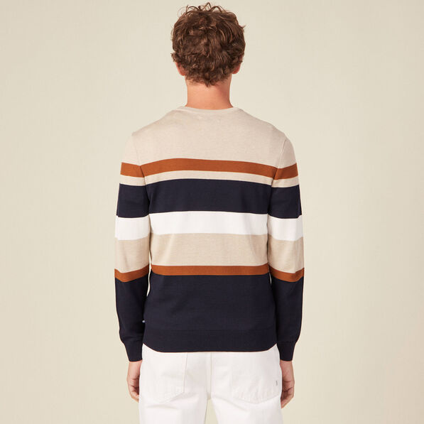 pull manches longues marron homme Pull manches longues marron homme