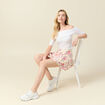T-shirt manches courtes blanc femme