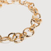 Collier avec cha&icirc;ne couleur or femme