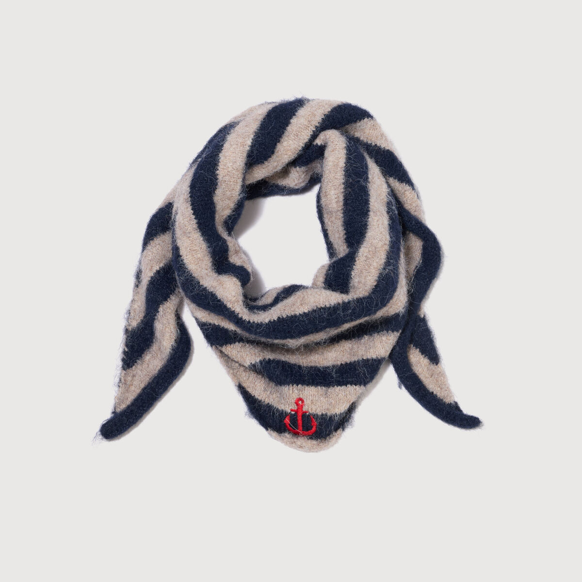 &Eacute;charpe bleu marine femme