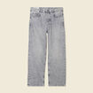 Jeans large 5 poches denim snow gris homme
