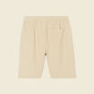 Bermuda droit à coulisse beige homme
