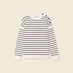 Pull manches longues bleu marine femme