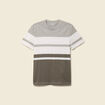 T-shirt manches courtes vert kaki homme