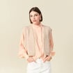 Gilet sans manches creme femme