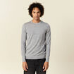 Pull 100% laine mérinos gris foncé homme