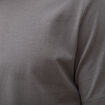 T-shirt en coton manches courtes gris fonc&eacute; homme