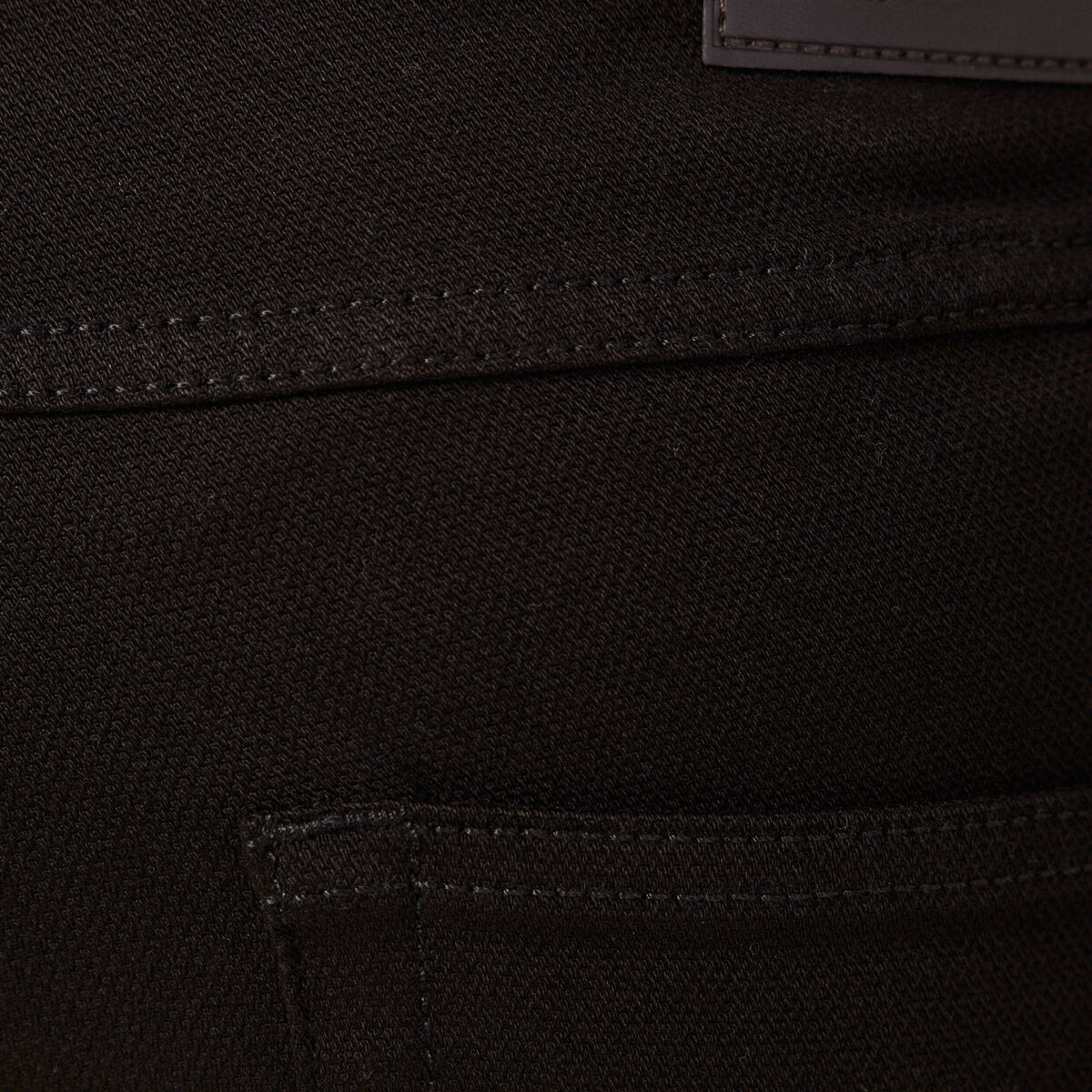 Jeans regular denim noir homme