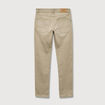 Jeans straight longueur 34 denim vert kaki homme
