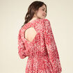 Robe éco-responsable rouge femme