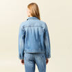 Veste oversize en jean denim used femme