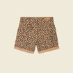 Short mom taille haute camel femme
