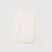 Pull manches longues ecru homme