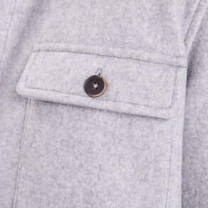 Surchemise éco-responsable gris foncé homme