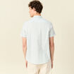 Chemise manches courtes vert olive homme