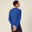 T-shirt manches longues bleu electrique homme