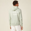 Sweat à capuche vert olive homme