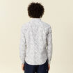 Chemise en coton manches longues blanc homme