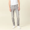Jeans slim éco-responsable denim snow gris homme