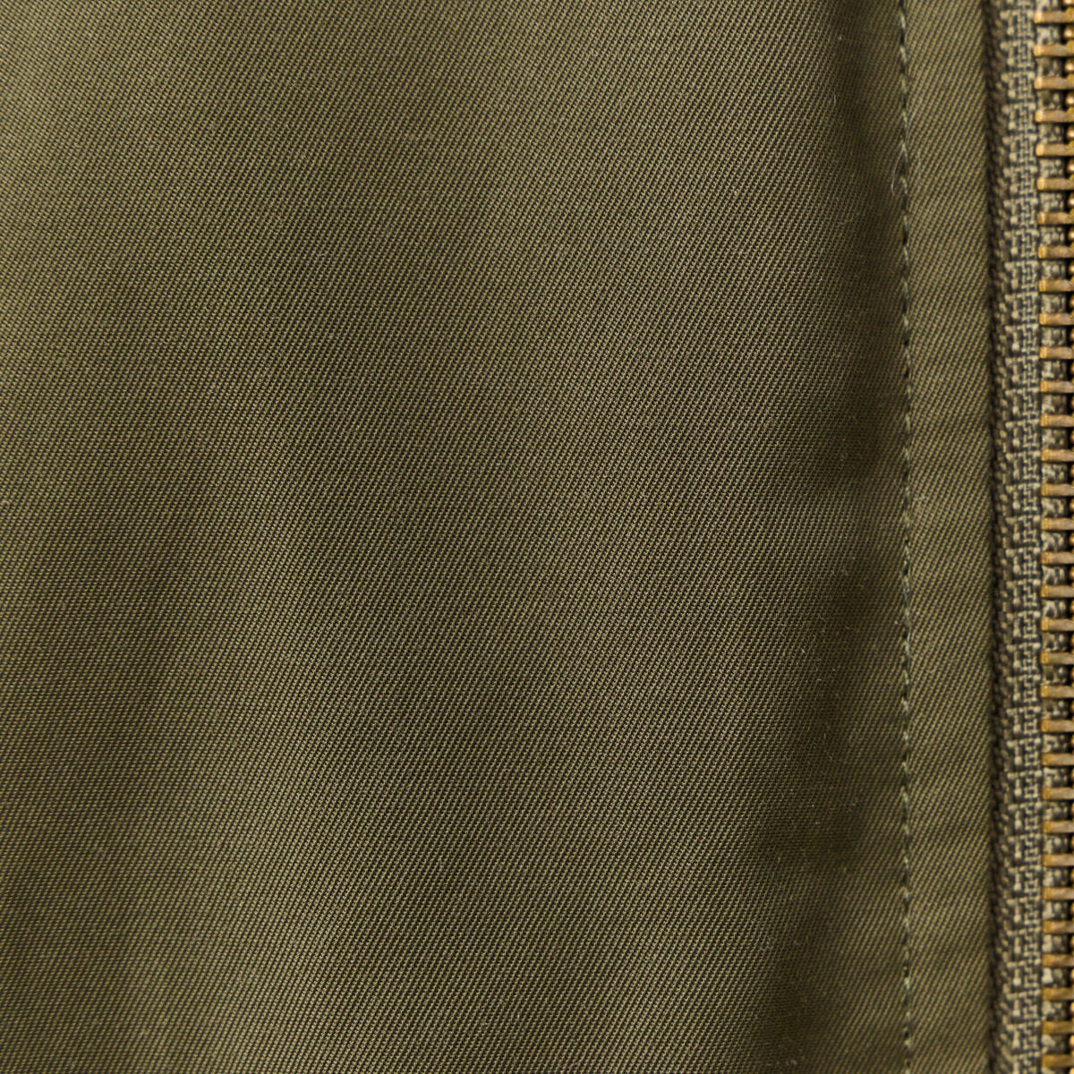 Parka r&eacute;versible vert kaki femme