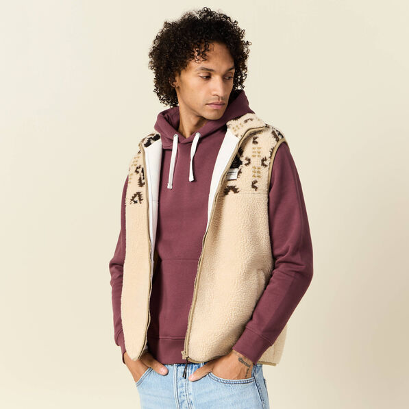gilet sans manches zippe ecru homme Gilet sans manches zippé ecru homme