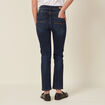 Jeans regular 7/8ème denim brut femme