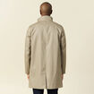 Trench mi-long col montant vert kaki homme