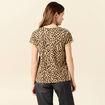 T-shirt manches courtes camel femme