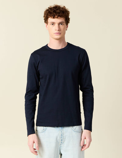 T-shirt éco-responsable bleu marine homme
