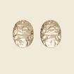 Boucles d'oreilles clous couleur or femme