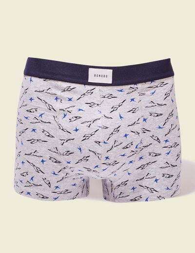 Lot 2 boxers bleu marine homme