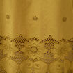 Blouse en coton manches courtes dentelle vert kaki femme