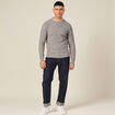 Pull éco-responsable gris homme