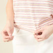 T-shirt manches courtes multicolore femme
