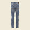 Jeans homme slim effet used denim double stone homme