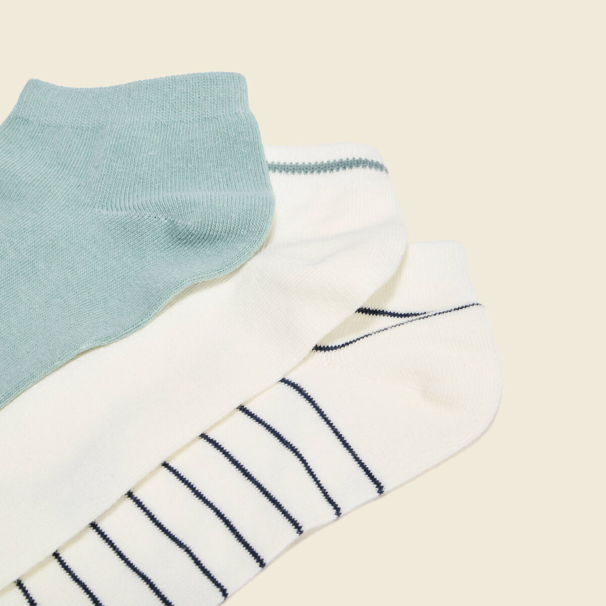 Lot de 3 paires de chaussettes vert clair homme