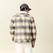 Blouson zippé col aviateur gris foncé homme