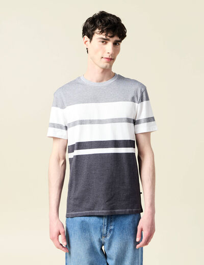 T-shirt manches courtes bleu marine homme