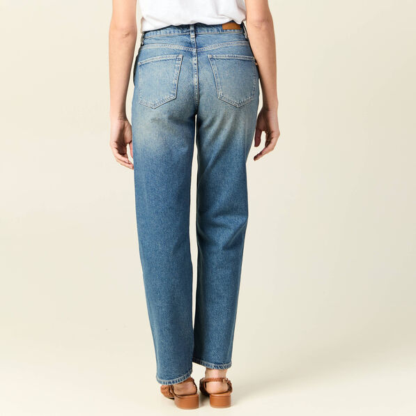 jeans straight denim dirty femme Jeans straight denim dirty femme