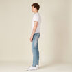 Jeans slim stretch longueur 34 denim used homme